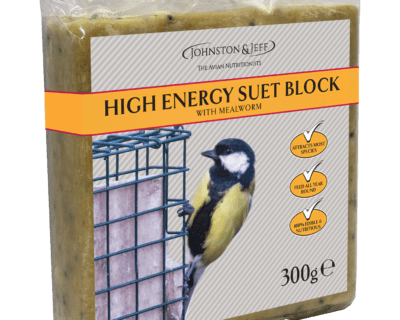 Johnston & Jeff - Suet Blocks with Mealworms - 300g