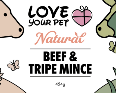 Love You Pet Natural  BEEF & TRIPE MINCE