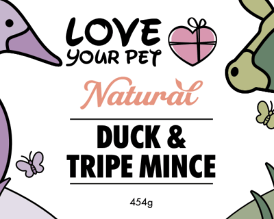 Love You Pet Natural DUCK & TRIPE MINCE